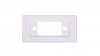 Simon Connect Plytka K45/2 gniazda video VGA /D-Sub 15/ czysta biel K100/9